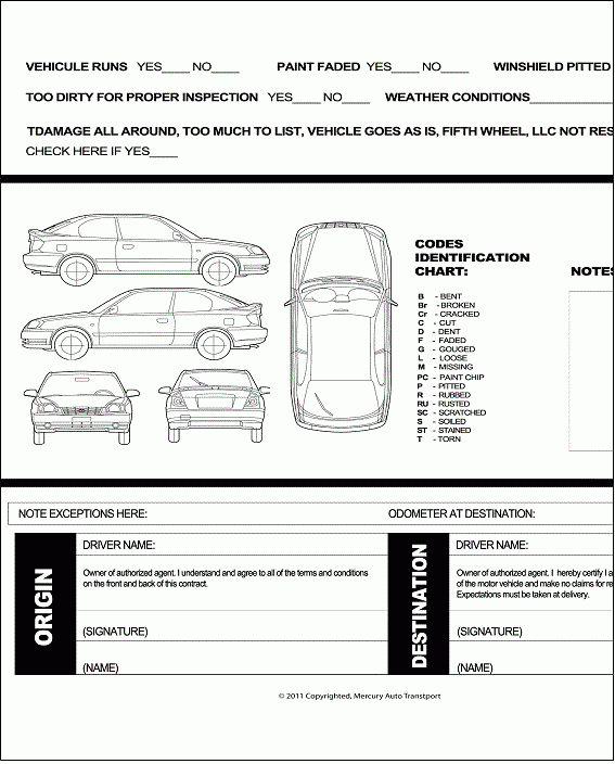 What Is The Vehicle Condition Report Bill Of Lading Hot Sex Picture 8423