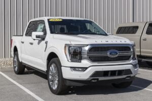 A Ford F-Series truck, one of the top-selling vehicles of 2021.
