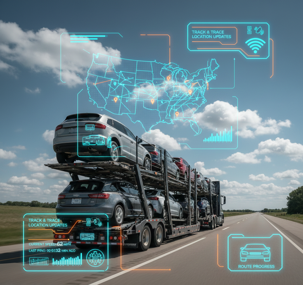 Auto shipping transit and updates