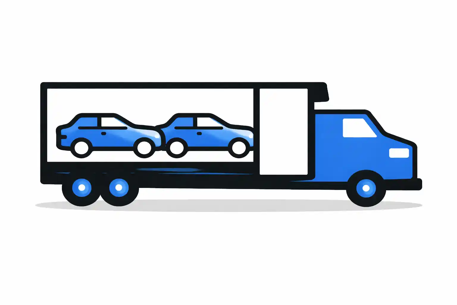 Enclosed auto transport carrier