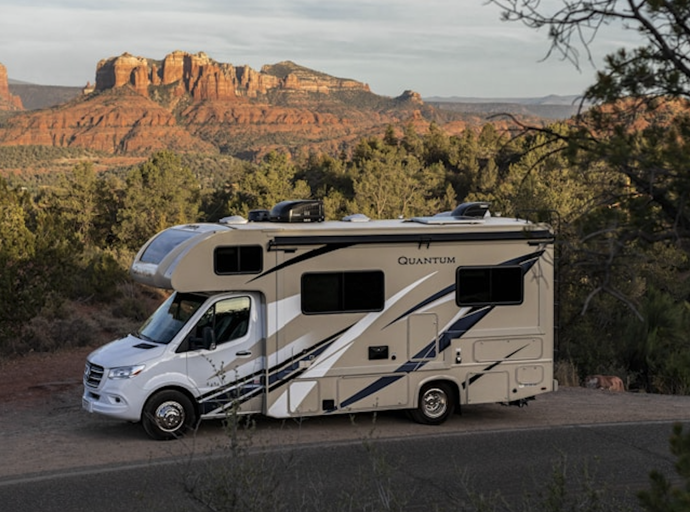 RV motorhome and camper transport